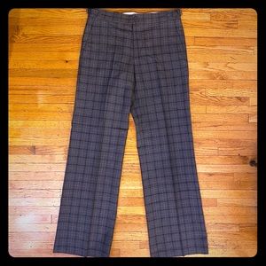 COPY - Ben Sherman Men's Gray Plaid Trousers Pant…